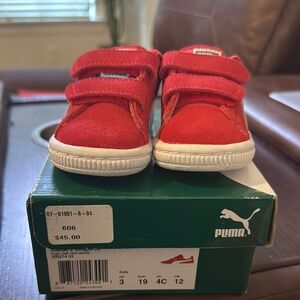 Puma Kids Red Sneakers